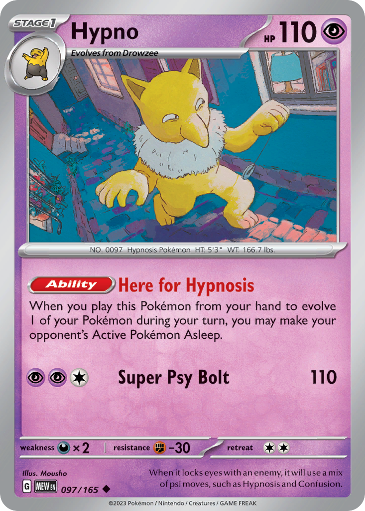 97/165 [SV3PT5] Hypno - Uncommon