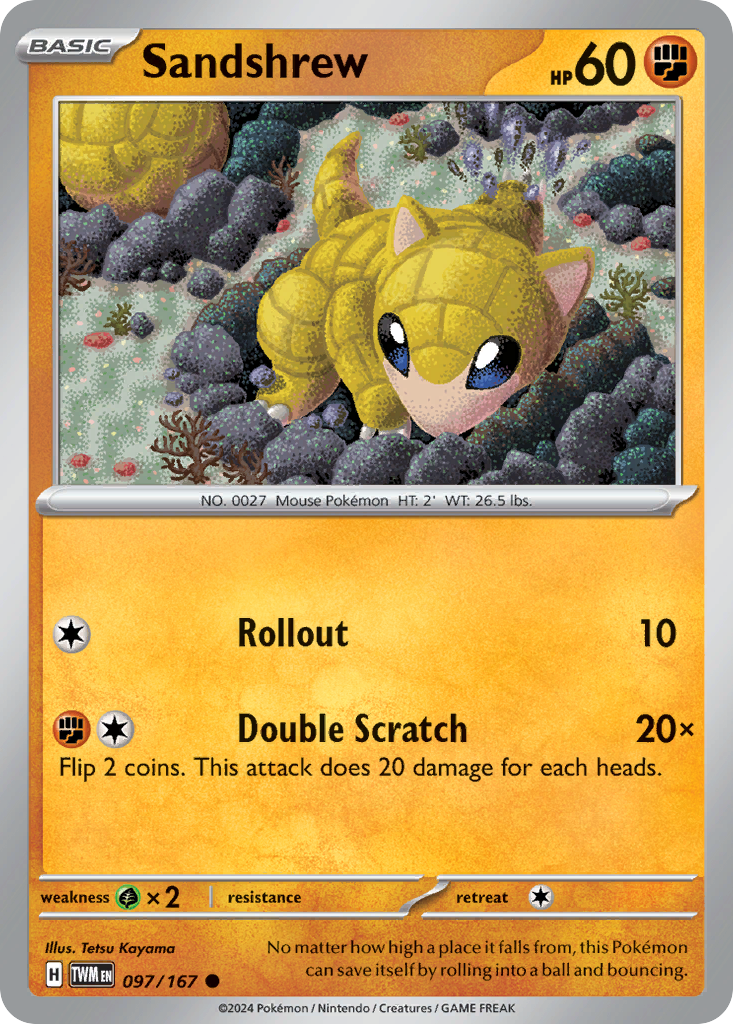 97/167 [TWM] Sandshrew - Common