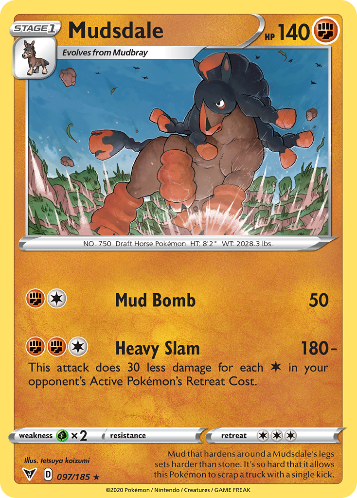 97/185 [VIV] Mudsdale - Rare