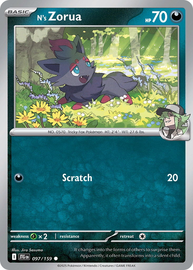 97/159 [JTG] N's Zorua - Common