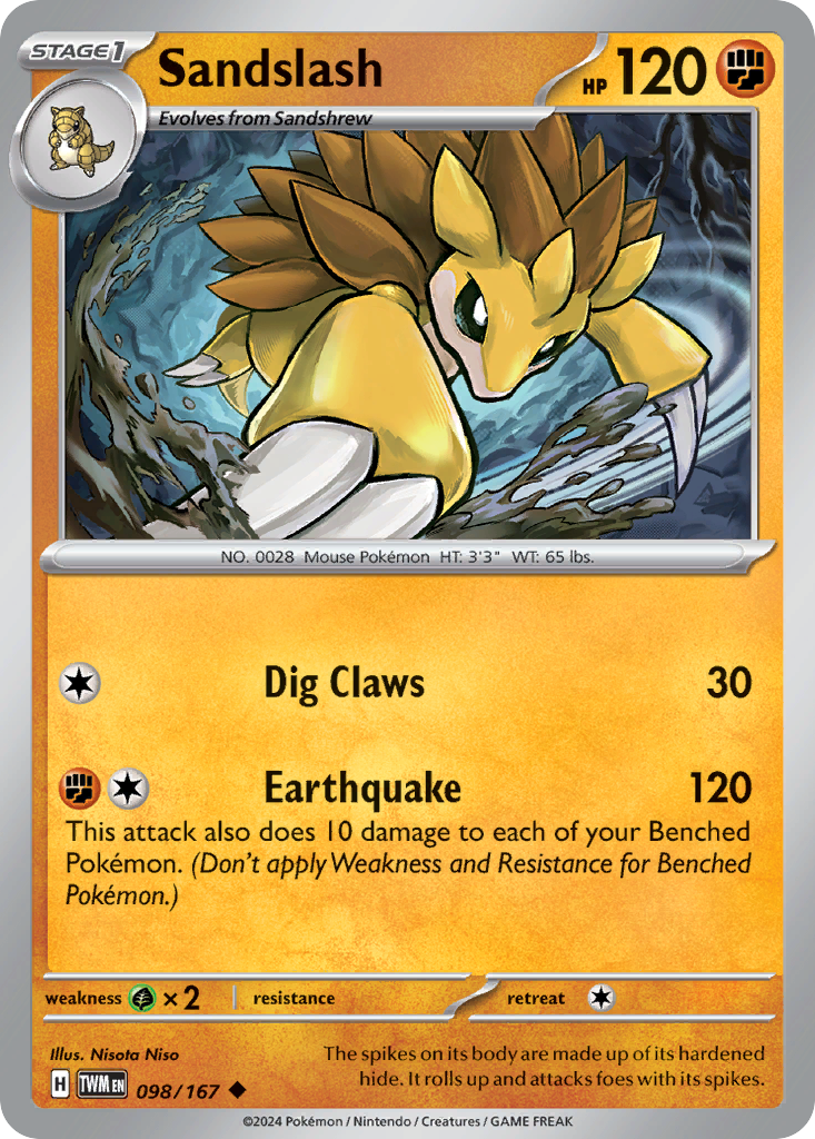 98/167 [TWM] Sandslash - Uncommon
