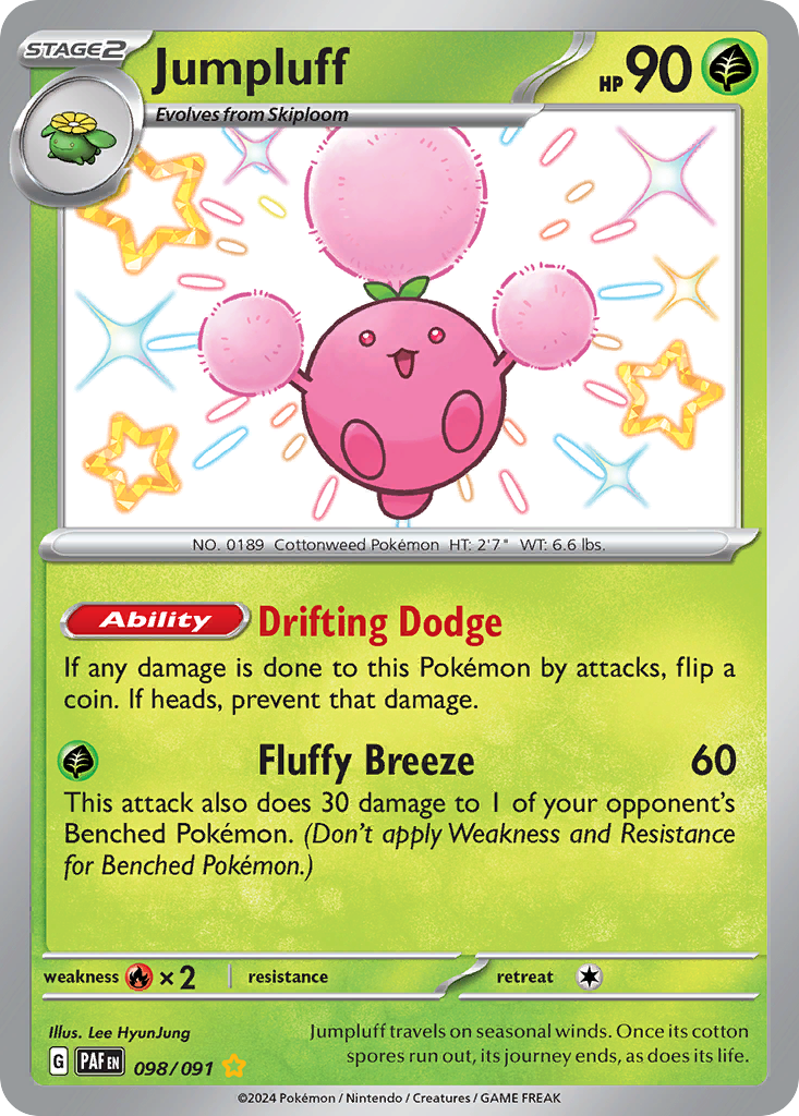 98/91 [SV4PT5] Jumpluff - Shiny Rare