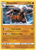 99/202 [SSH] Rhyperior - Rare Holo