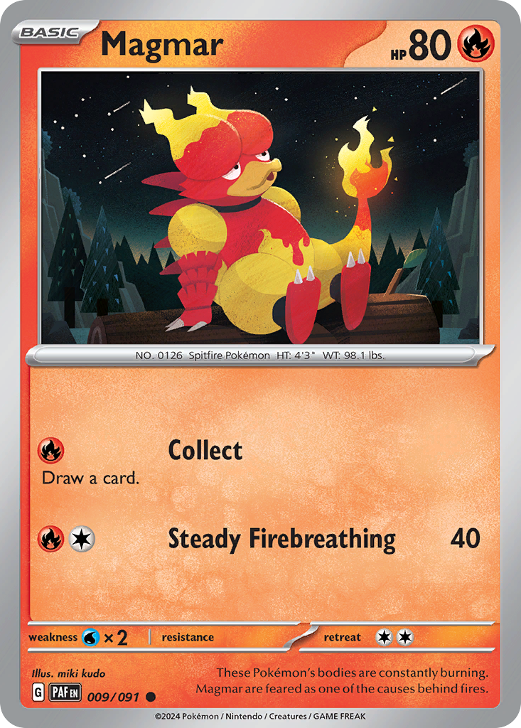 9/91 [SV4PT5] Magmar - Common