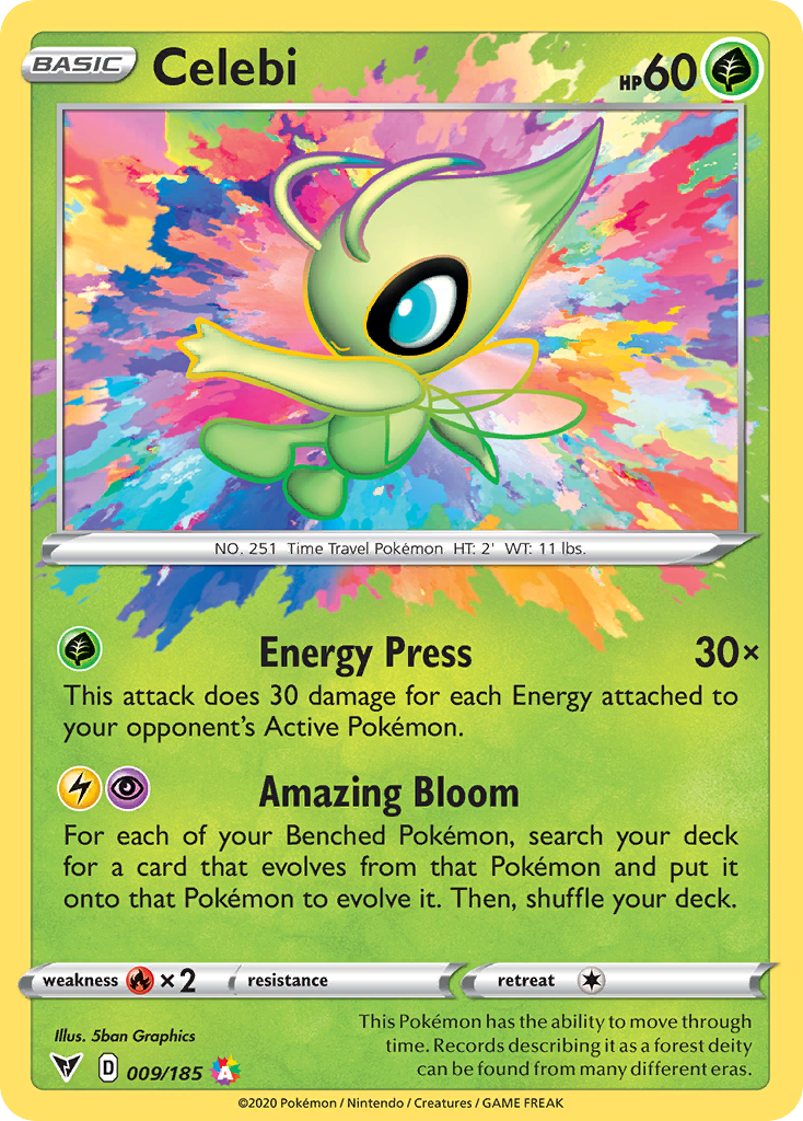 9/185 [VIV] Celebi - Amazing Rare