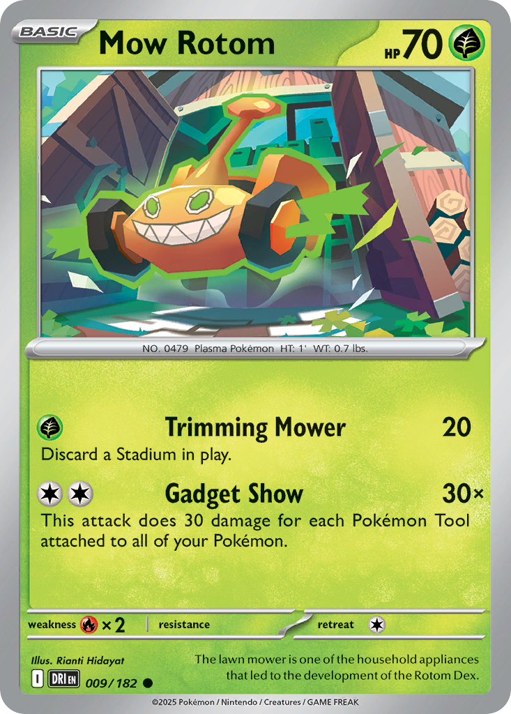 9/182 [DRI] Mow Rotom - Common