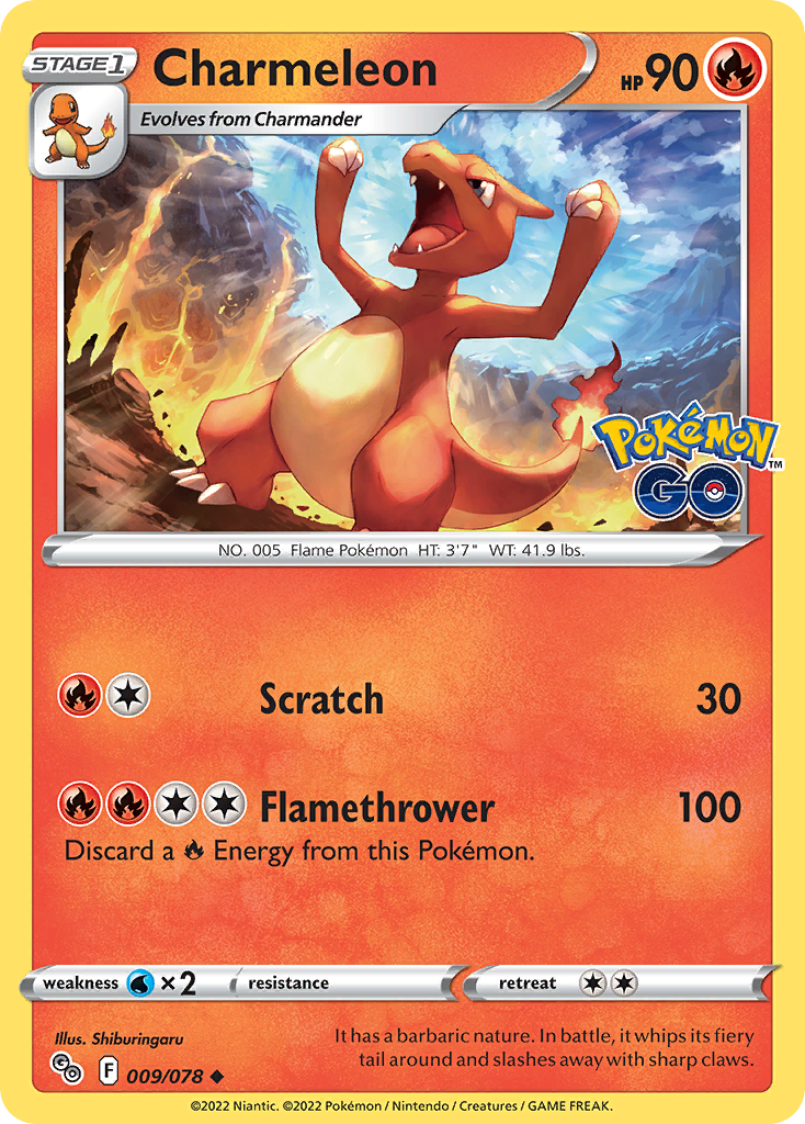 9/78 [PGO] Charmeleon - Uncommon