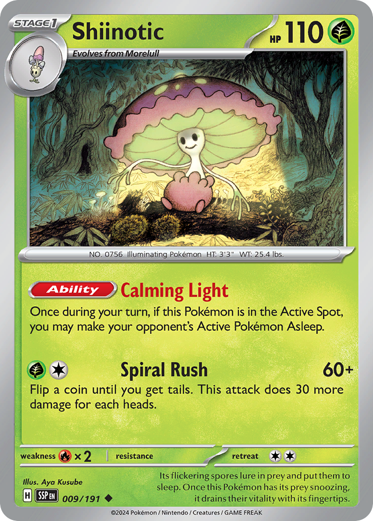 9/191 [SSP] Shiinotic - Uncommon