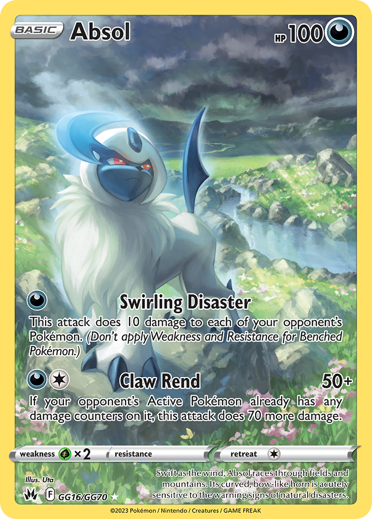 GG16/70 [CRZ] Absol - Trainer Gallery Rare Holo