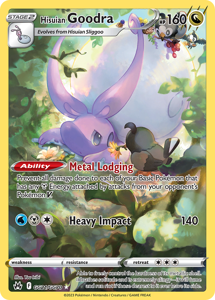 GG21/70 [CRZ] Hisuian Goodra - Trainer Gallery Rare Holo