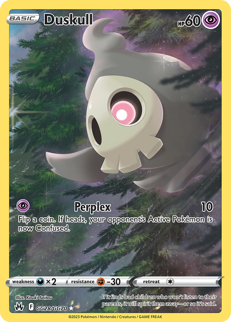 GG28/70 [CRZ] Duskull - Trainer Gallery Rare Holo