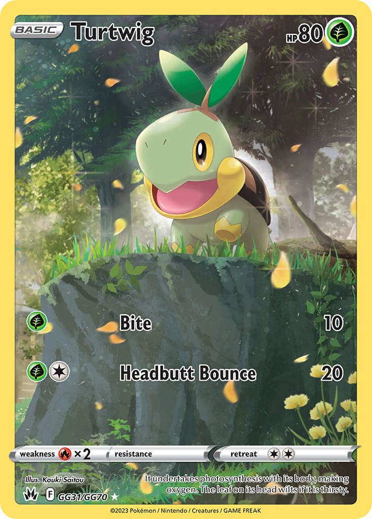 GG31/70 [CRZ] Turtwig - Trainer Gallery Rare Holo