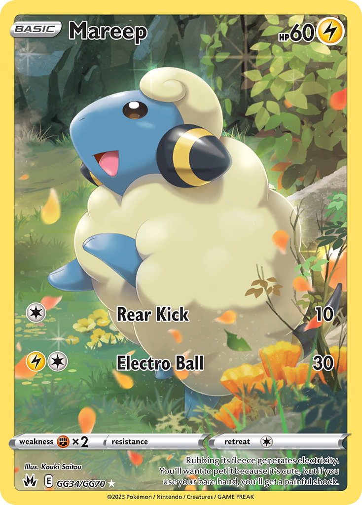 GG34/70 [CRZ] Mareep - Trainer Gallery Rare Holo