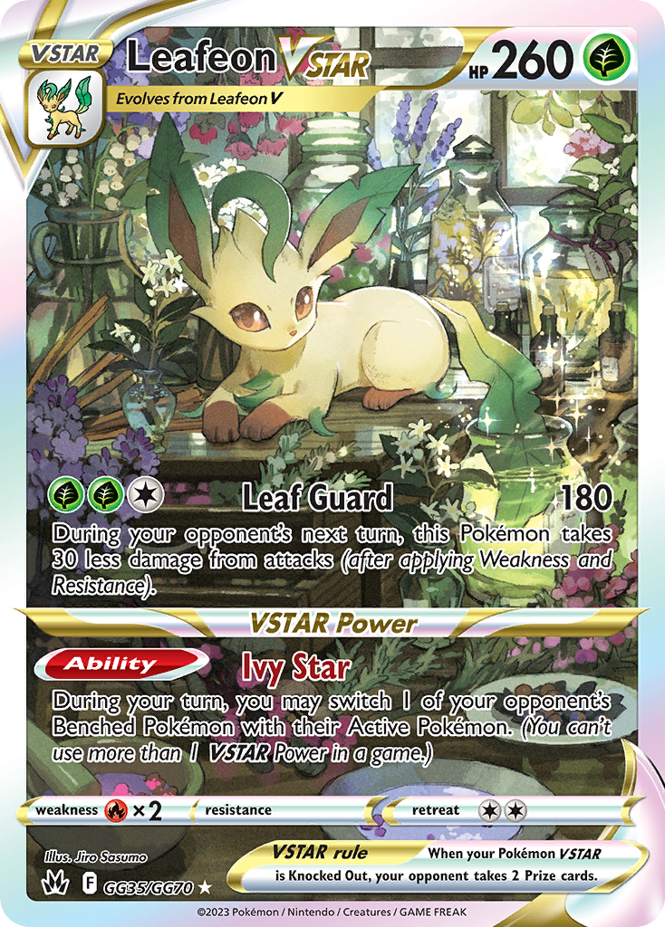 GG35/70 [CRZ] Leafeon VSTAR - Rare Holo VSTAR