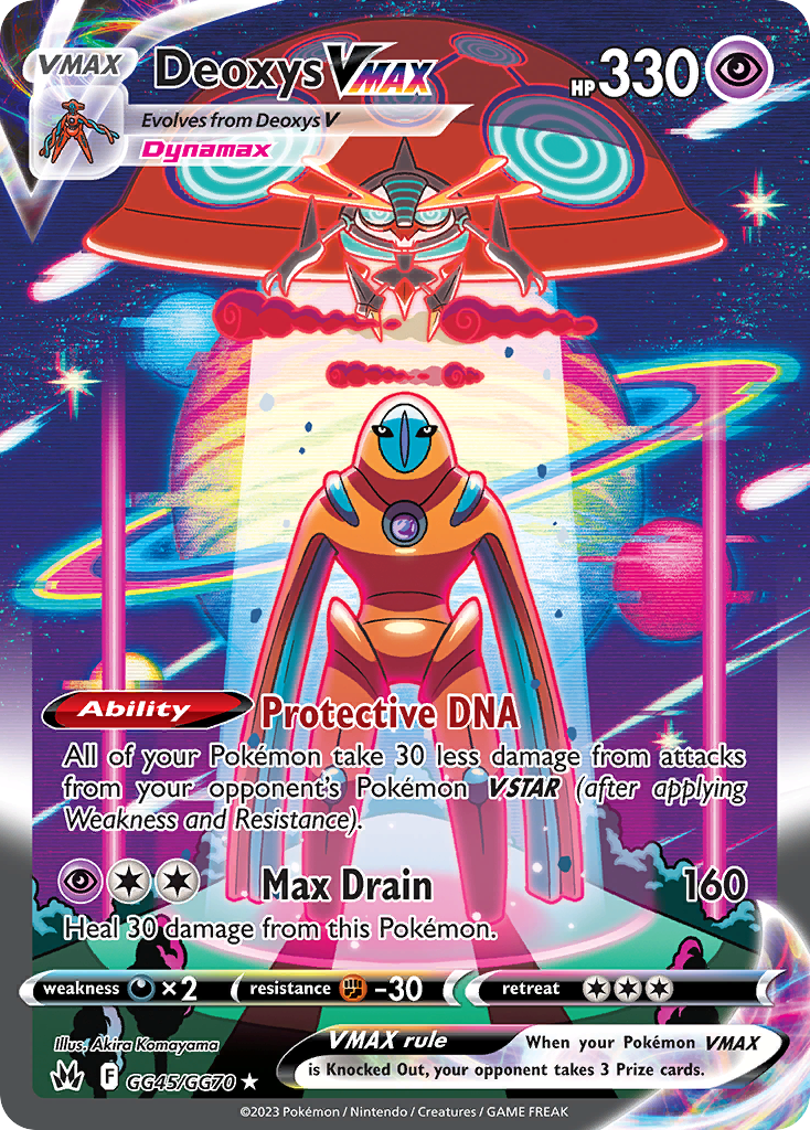 GG45/70 [CRZ] Deoxys VMAX - Rare Holo VMAX