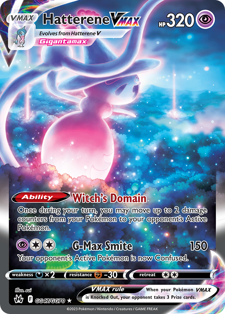 GG47/70 [CRZ] Hatterene VMAX - Rare Holo VMAX
