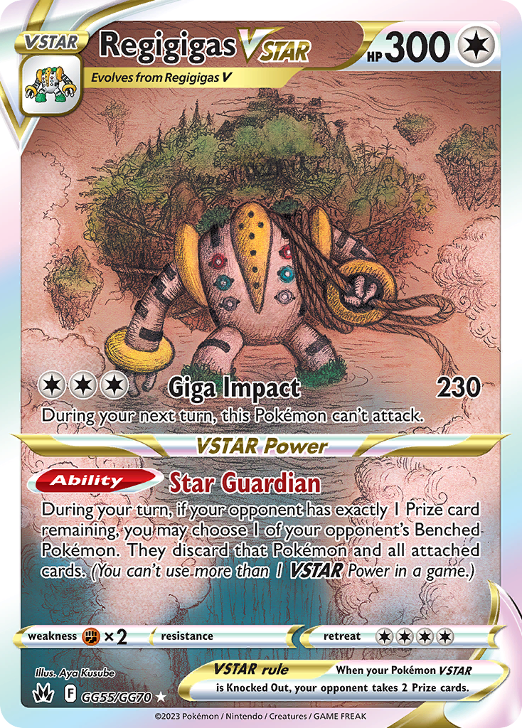 GG55/70 [CRZ] Regigigas VSTAR - Rare Holo VSTAR
