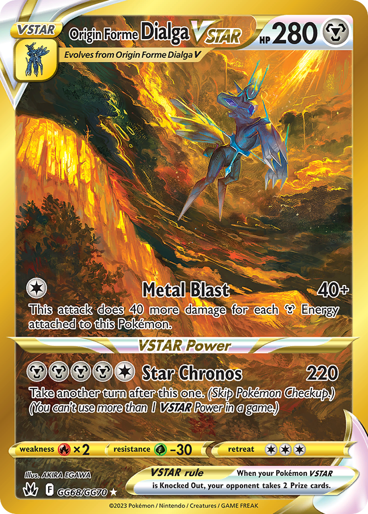 GG68/70 [CRZ] Origin Forme Dialga VSTAR - Rare Secret