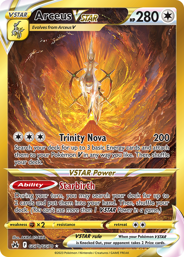 GG70/70 [CRZ] Arceus VSTAR - Rare Secret