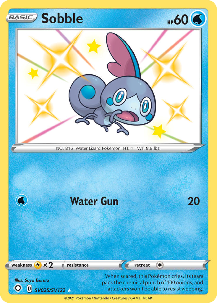 SV025/122 [SHF] Sobble - Rare Shiny