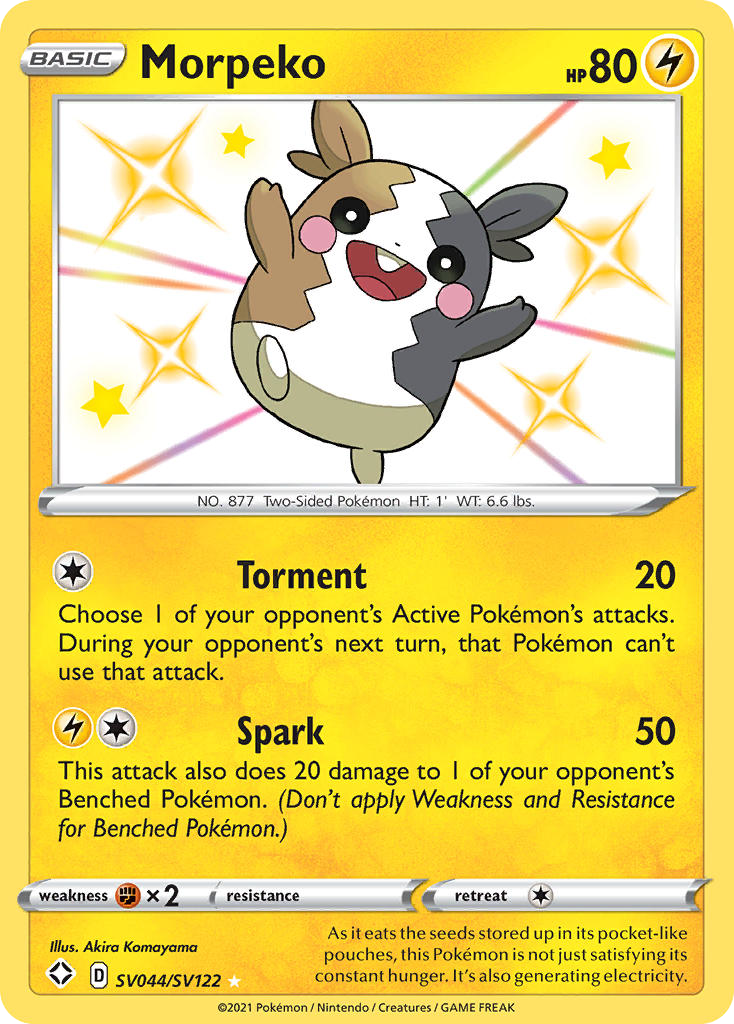 SV044/122 [SHF] Morpeko - Rare Shiny