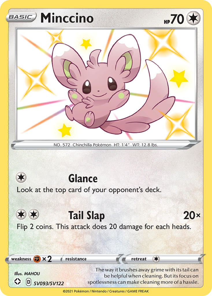 SV093/122 [SHF] Minccino - Rare Shiny