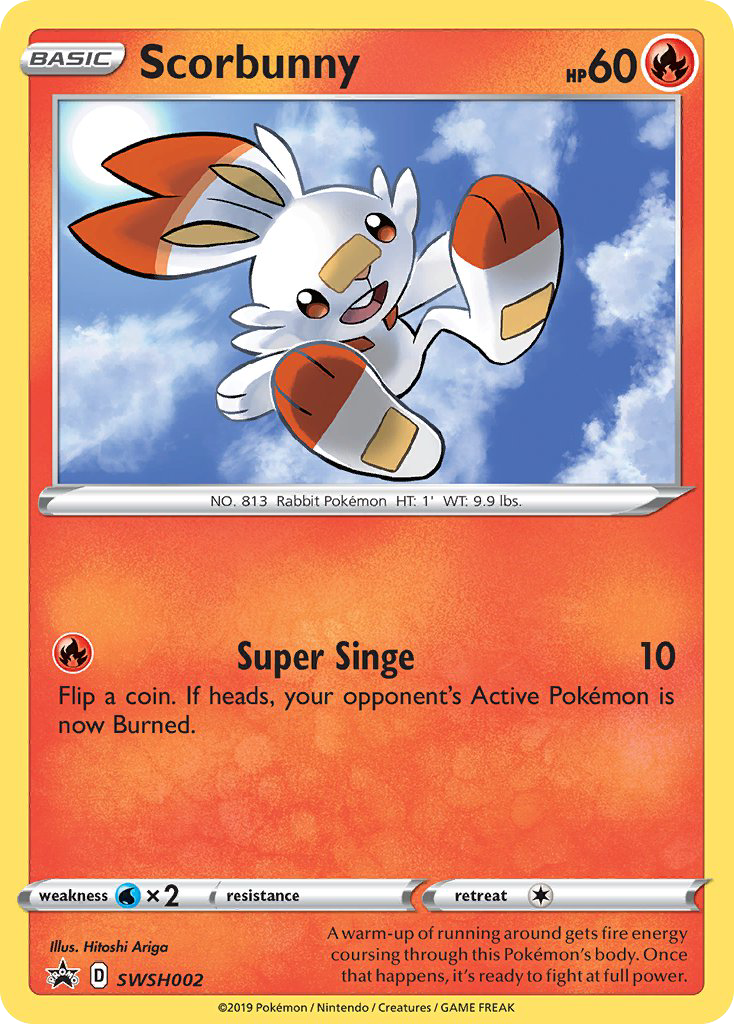 SWSH002/307 [PR-SW] Scorbunny - Promo