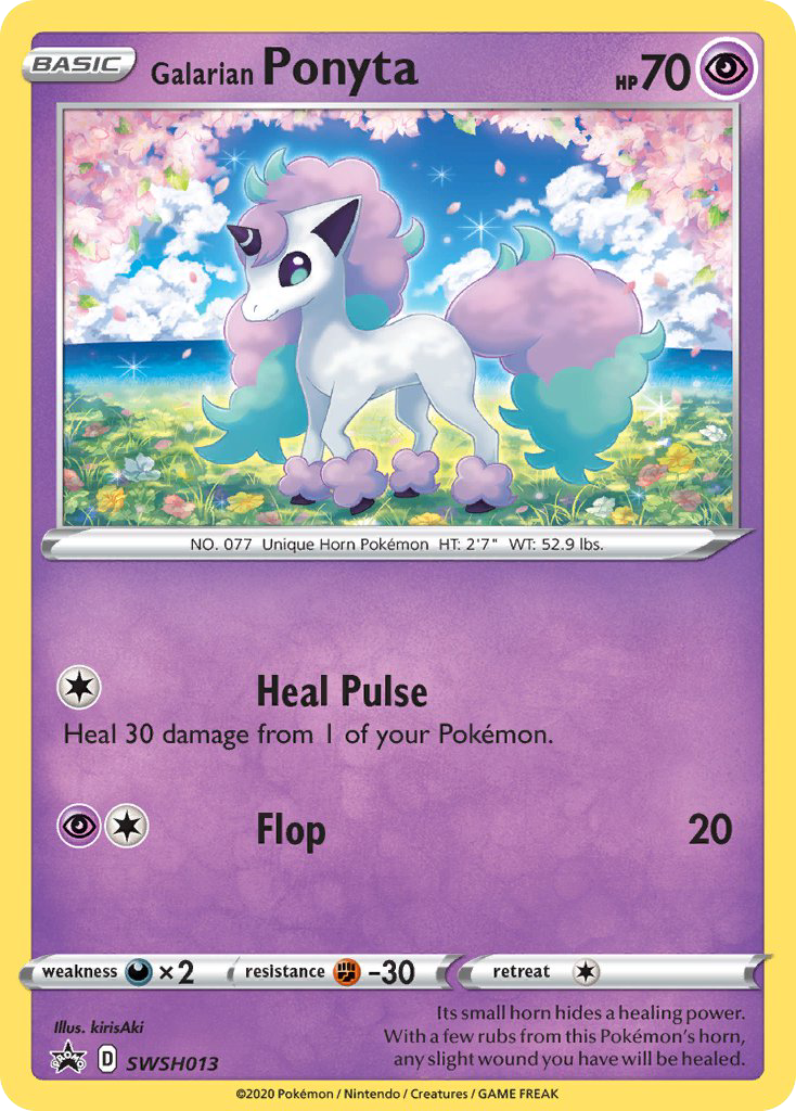 SWSH013/307 [PR-SW] Galarian Ponyta - Promo