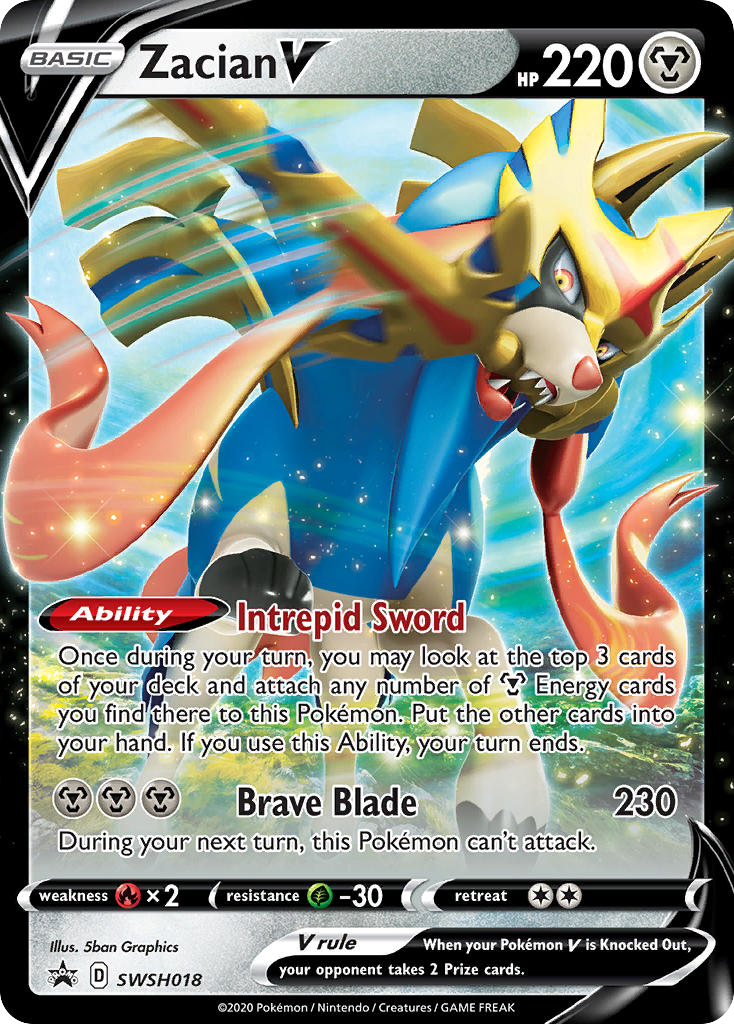 SWSH018/307 [PR-SW] Zacian V - Promo