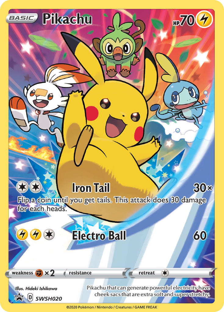 SWSH020/307 [PR-SW] Pikachu - Promo