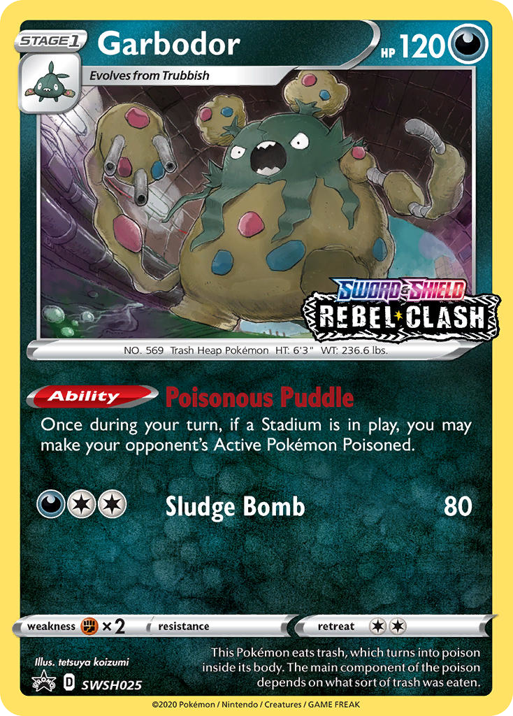 SWSH025/307 [PR-SW] Garbodor - Promo