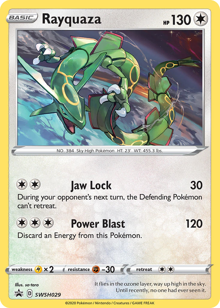 SWSH029/307 [PR-SW] Rayquaza - Promo