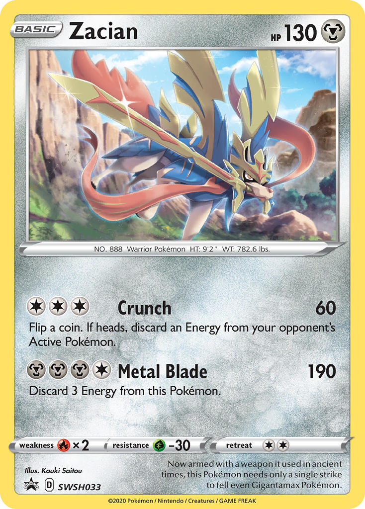 SWSH033/307 [PR-SW] Zacian - Promo