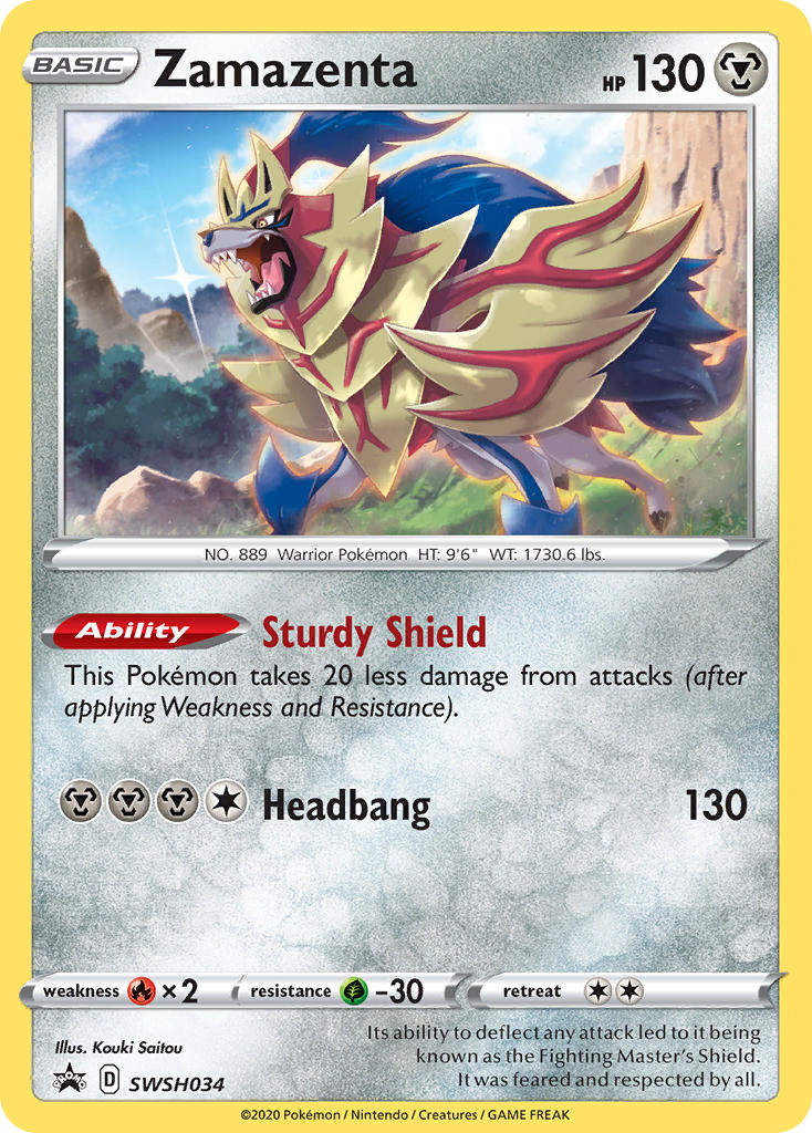 SWSH034/307 [PR-SW] Zamazenta - Promo