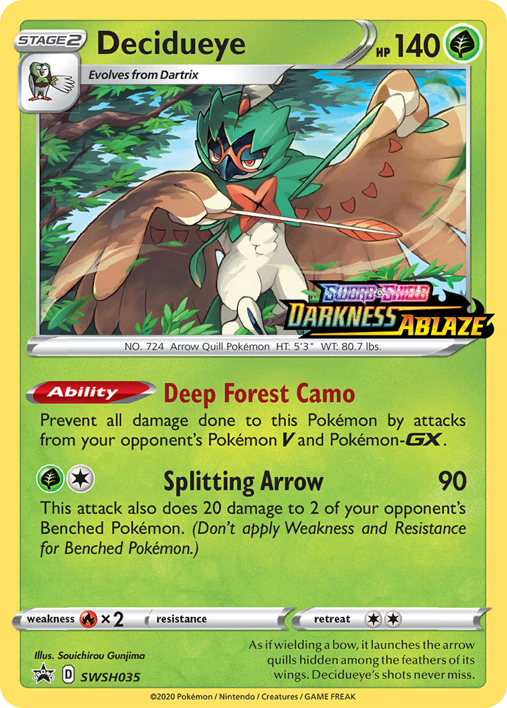SWSH035/307 [PR-SW] Decidueye - Promo