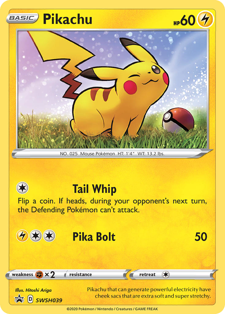SWSH039/307 [PR-SW] Pikachu - Promo