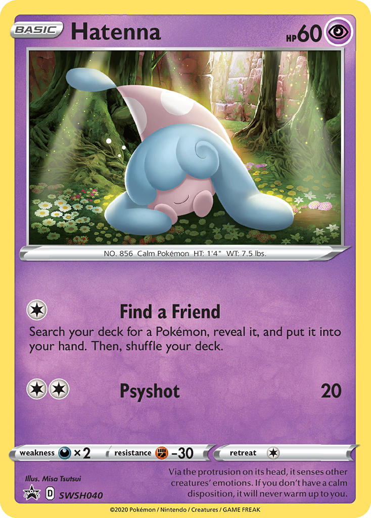 SWSH040/307 [PR-SW] Hatenna - Promo