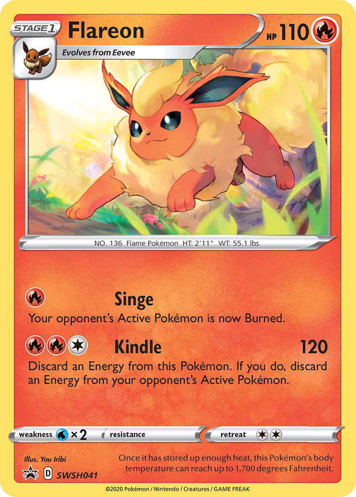 SWSH041/307 [PR-SW] Flareon - Promo