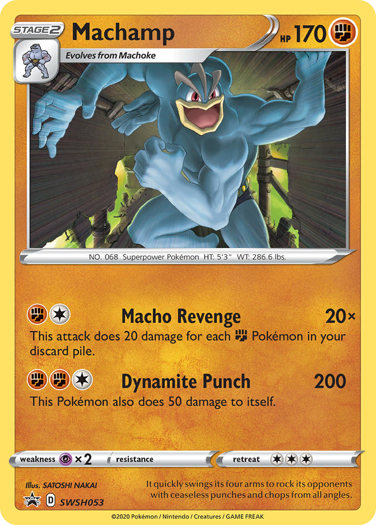 SWSH053/307 [PR-SW] Machamp - Promo