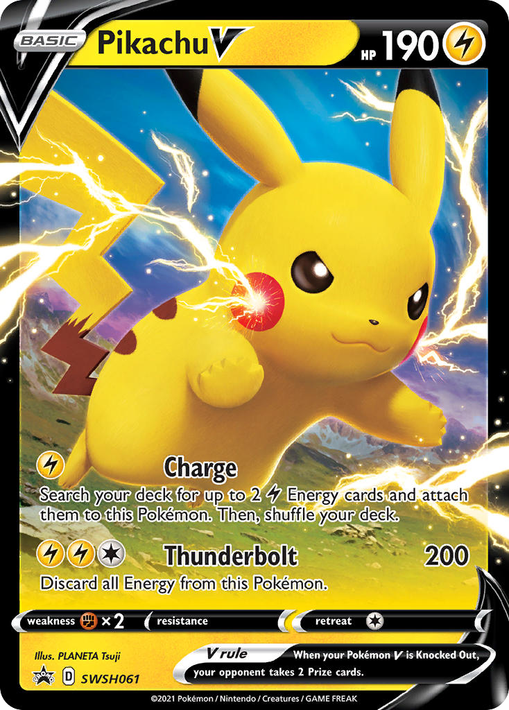 SWSH061/307 [PR-SW] Pikachu V - Promo