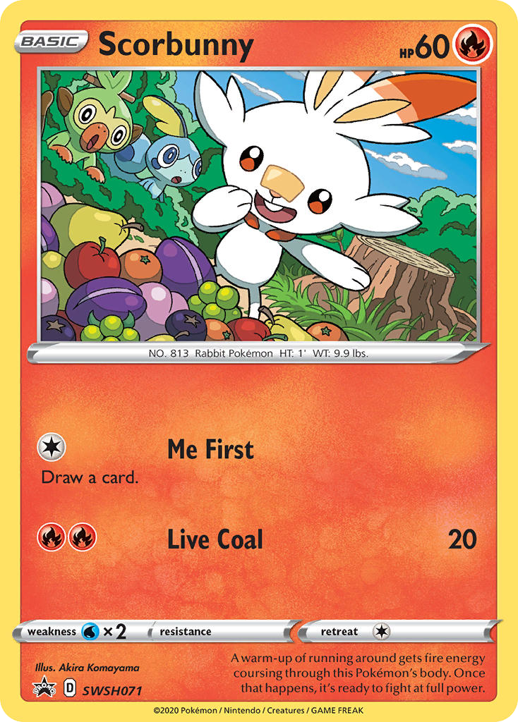 SWSH071/307 [PR-SW] Scorbunny - Promo