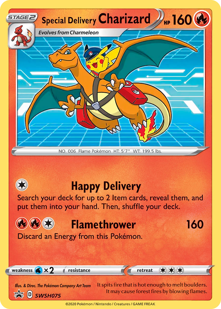 SWSH075/307 [PR-SW] Special Delivery Charizard - Promo