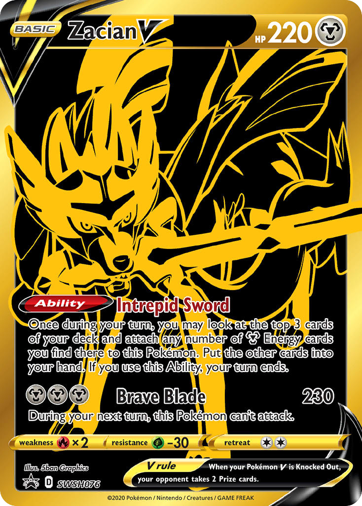SWSH076/307 [PR-SW] Zacian V - Promo