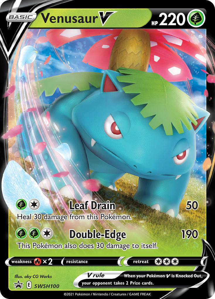 SWSH100/307 [PR-SW] Venusaur V - Promo