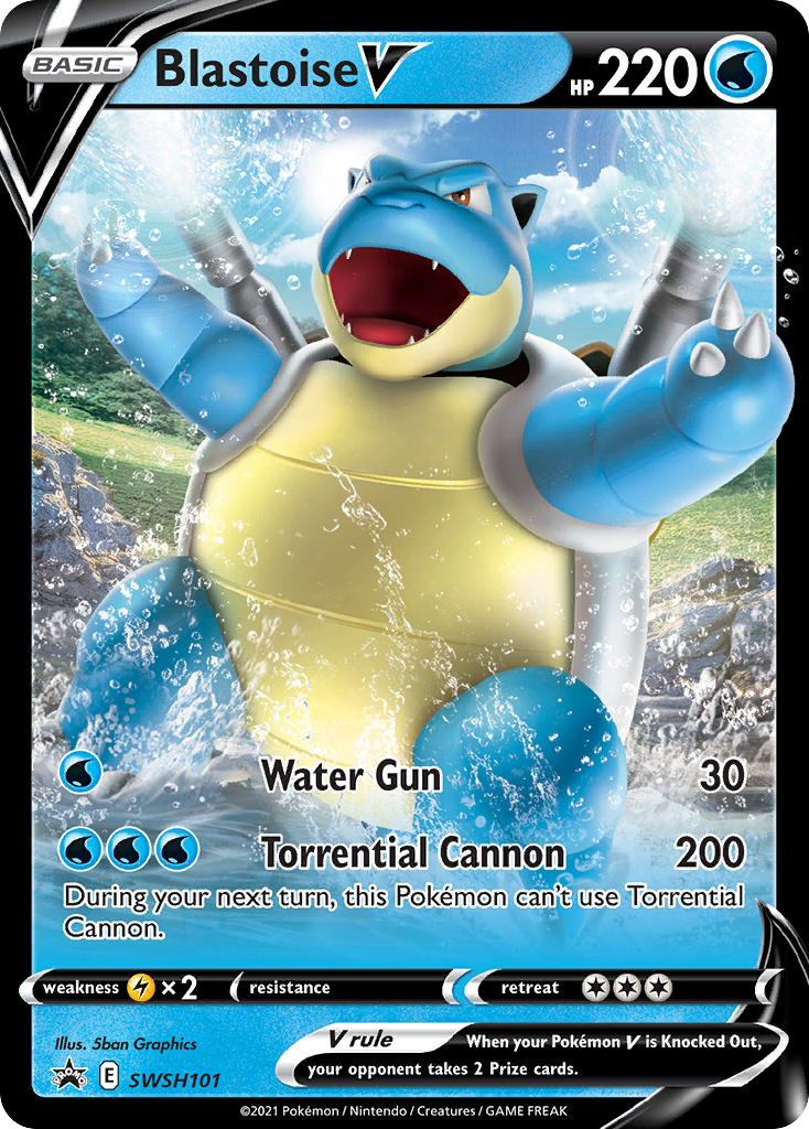 SWSH101/307 [PR-SW] Blastoise V - Promo
