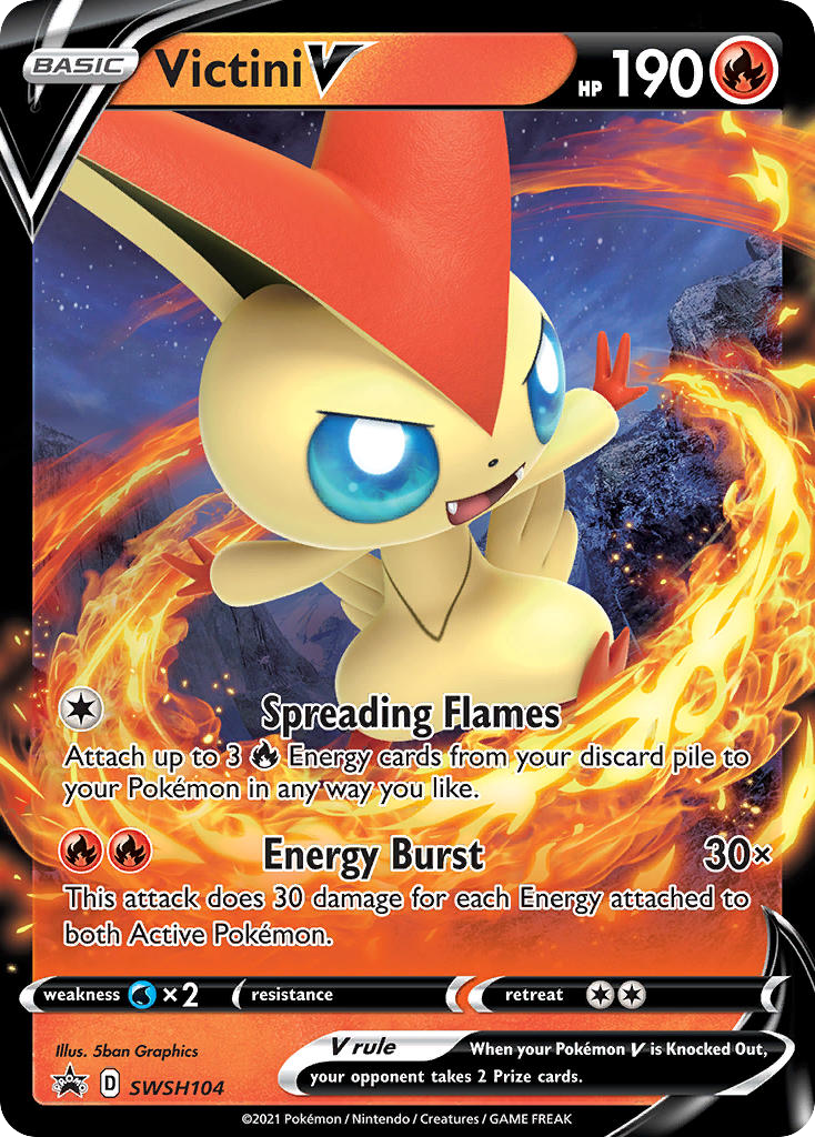 SWSH104/307 [PR-SW] Victini V - Promo