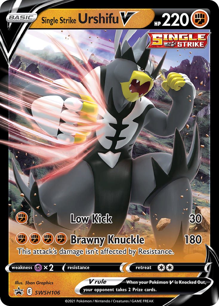 SWSH106/307 [PR-SW] Single Strike Urshifu V - Promo
