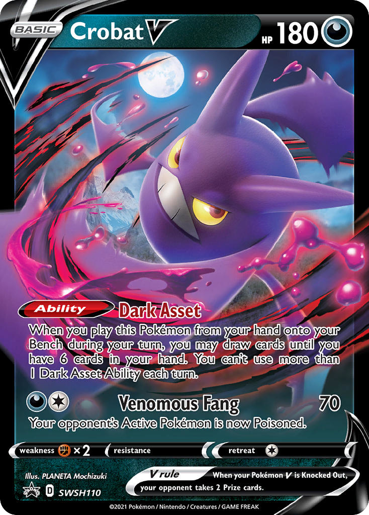 SWSH110/307 [PR-SW] Crobat V - Promo