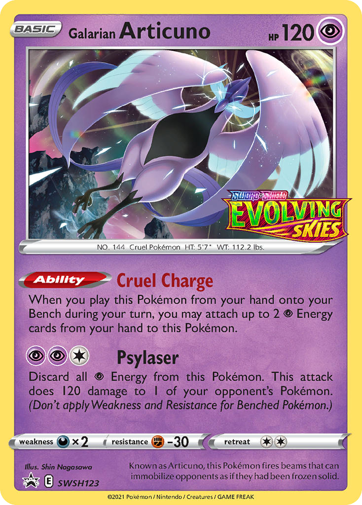 SWSH123/307 [PR-SW] Galarian Articuno - Promo