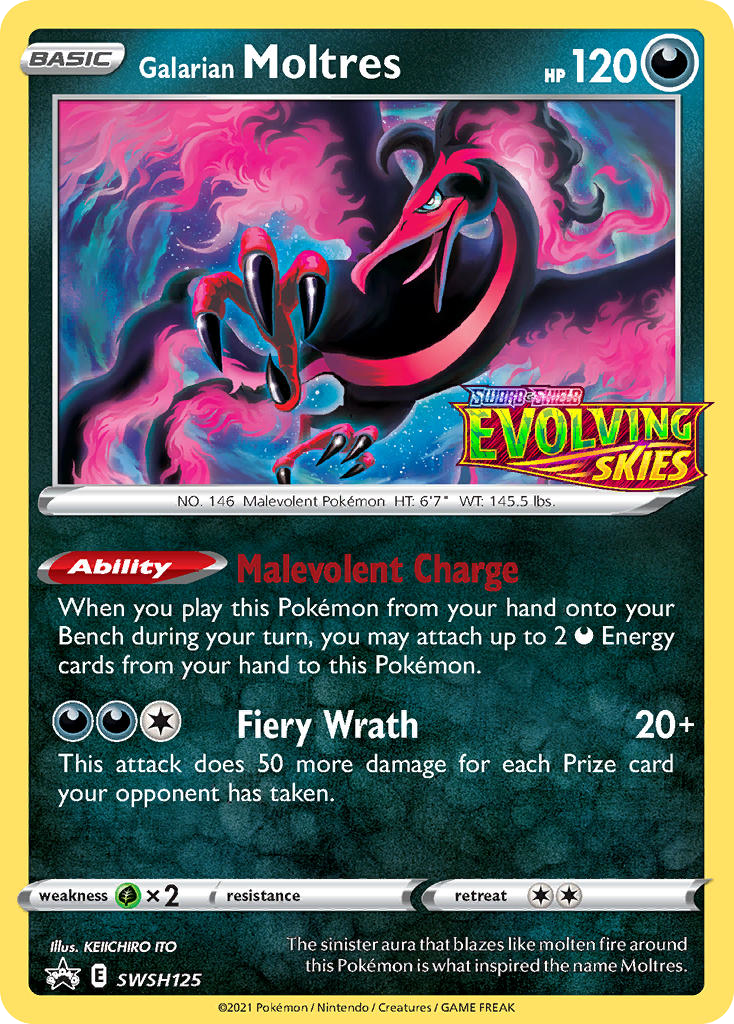 SWSH125/307 [PR-SW] Galarian Moltres - Promo